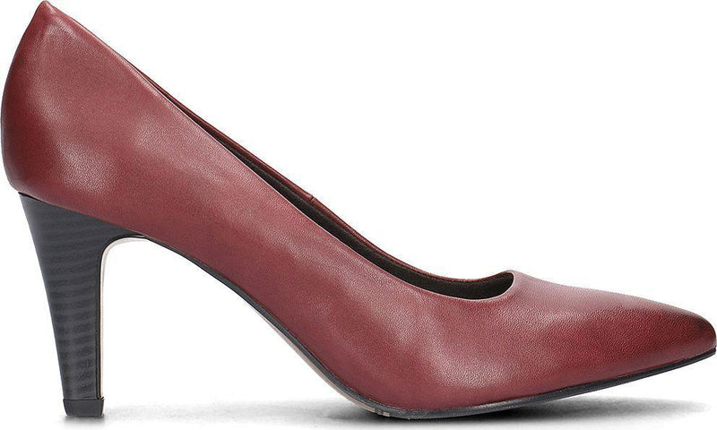 S.Oliver Ladies Red Hi Heel Court Shoe 22432 - Finn Footwear