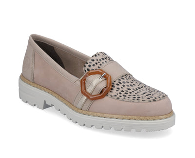 Rieker Ladies Slip On Loafer Shoe 54864-60