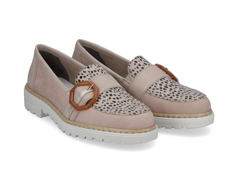 Rieker Ladies Slip On Loafer Shoe 54864-60