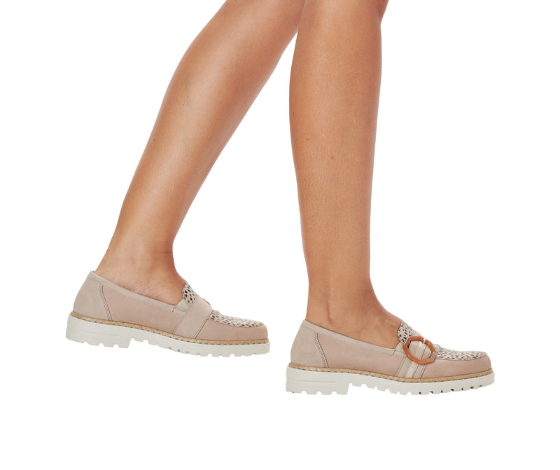 Rieker Ladies Slip On Loafer Shoe 54864-60