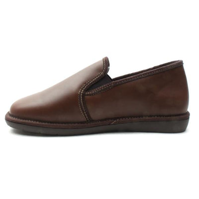 Nordika Men’s Brown Leather Slipper 663