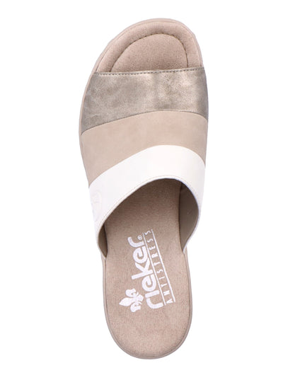Rieker Ladies Wedge Slip On Mule Sandal 68092-62