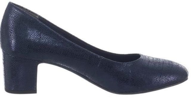 Marco Tozzi Ladies Navy Hi-Heel Court Shoe 2-22426-32 - Finn Footwear