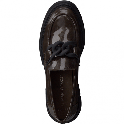 Marco Tozzi Ladies  Slip On Chunky Loafer Shoe 24705 29 378