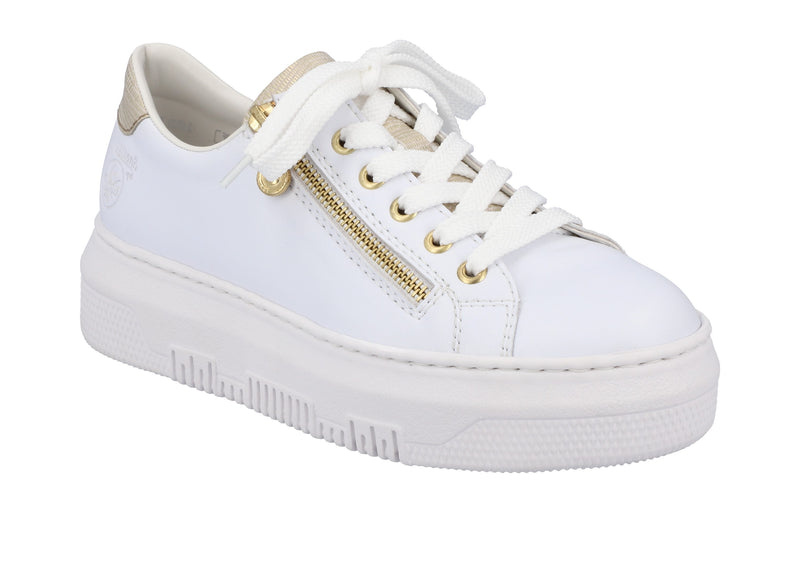Rieker Ladies Chunky Platform Shoe M1921-80