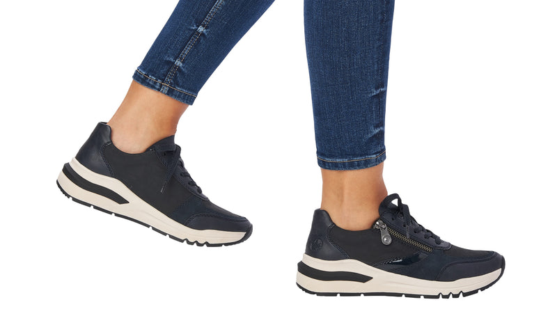 Rieker Ladies Athleisure Wedge Shoe M6600-14