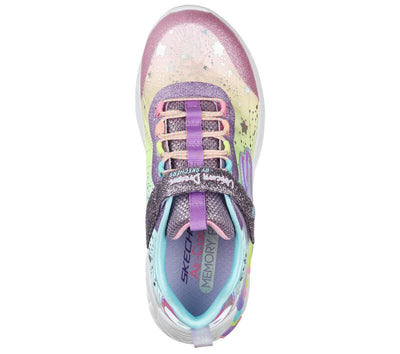 Skechers Girls  S- Lights Unicorn Dreams Velcro Trainer 302311L