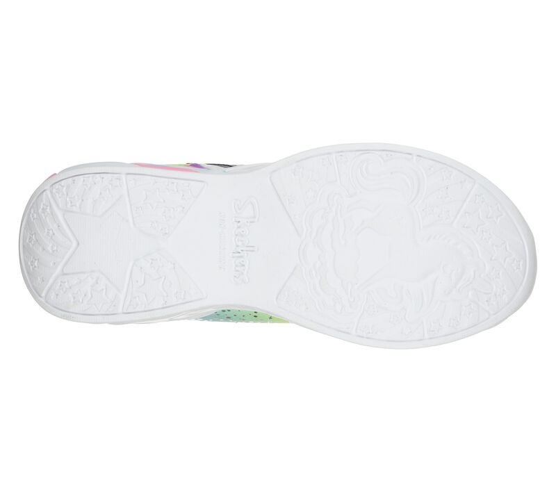 Skechers Girls  S- Lights Unicorn Dreams Velcro Trainer 302311L