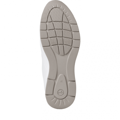 Tamaris Ladies Zip Detail Low Wedge Athleisure Shoe 23711 100