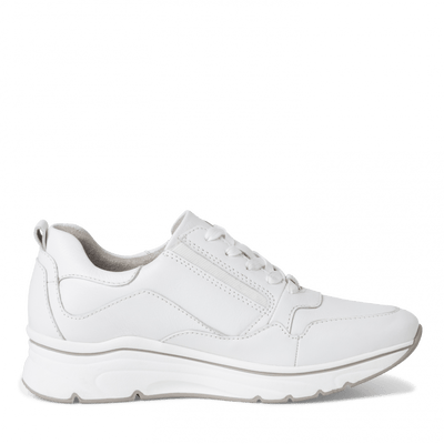 Tamaris Ladies Zip Detail Low Wedge Athleisure Shoe 23711 100