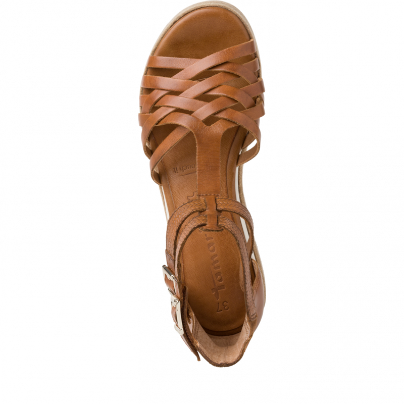 Tamaris Ladies Platform Style Wedge Sandal 28241 305