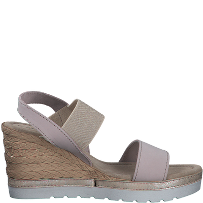 Marco Tozzi Ladies Wedge Espadrille Sandal Rose 28005 20 596