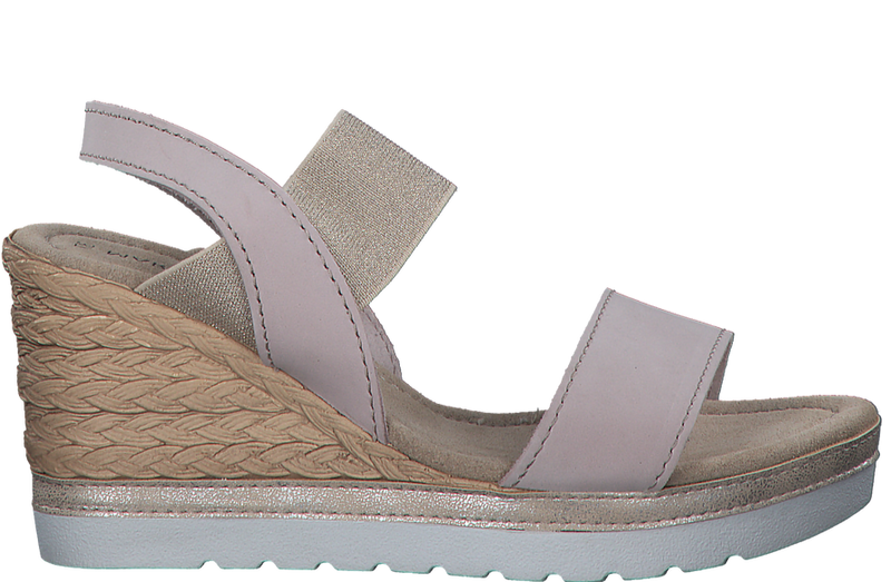 Marco Tozzi Ladies Wedge Espadrille Sandal Rose 28005 20 596