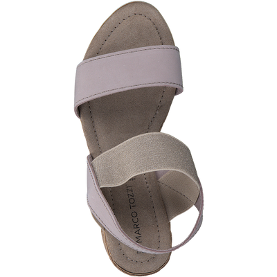 Marco Tozzi Ladies Wedge Espadrille Sandal Rose 28005 20 596