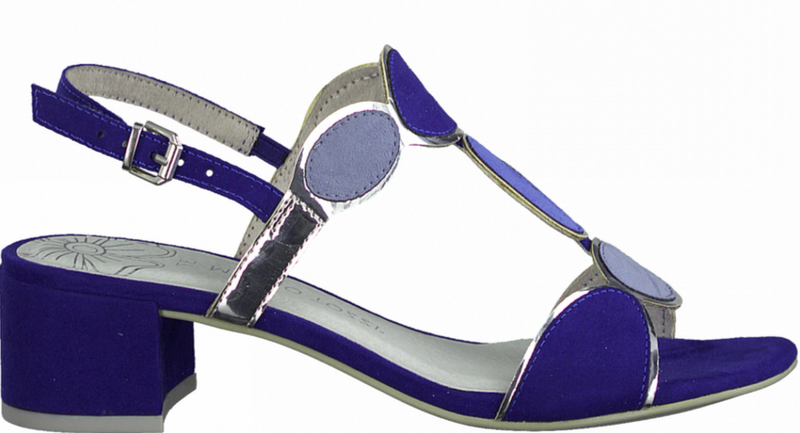 Marco Tozzi Ladies Medium Block Heel Vegan Slingback Sandal 28230 20 837