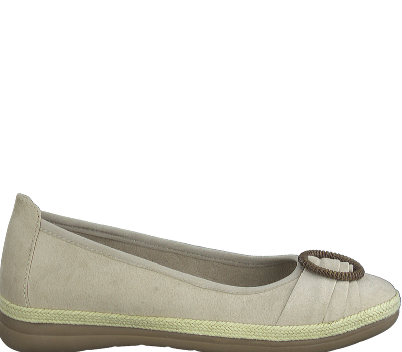 Softline By Jana Ladies Beige Pump Shoe 22161 400