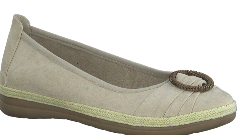 Softline By Jana Ladies Beige Pump Shoe 22161 400