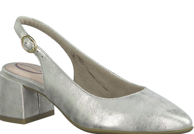 Tamaris Comfort Ladies Sling Back Block Heel Shoe 89500 949