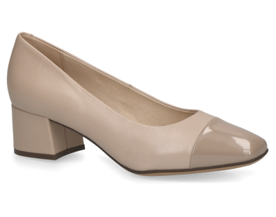 Caprice Ladies Block Heel Court Shoe 22305 408