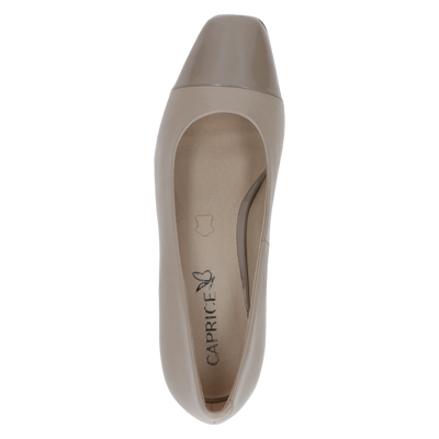 Caprice Ladies Block Heel Court Shoe 22305 408