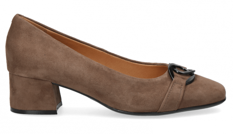 Caprice Ladies Slip On Block Heel Shoe 22306-29 367