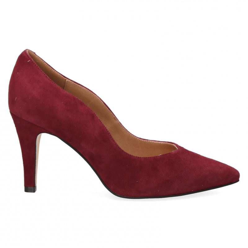 Caprice Ladies Court Suede Shoe 22403 549