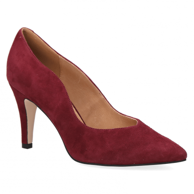 Caprice Ladies Court Suede Shoe 22403 549