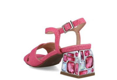 Menbur Ladies Block Heel Strappy Sandal 23655 X833