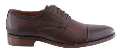 Morgan & Co  Mens Wine Leather Laced Shoe MGN1014 - Finn Footwear