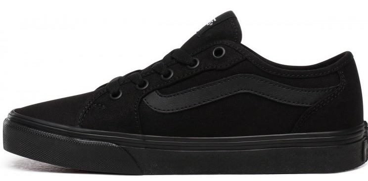 Vans Filmore Decon Girls Black Trainer - Finn Footwear