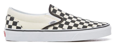 Vans Asher Ladies Checkerboard Slip On Canvas Trainer - Finn Footwear