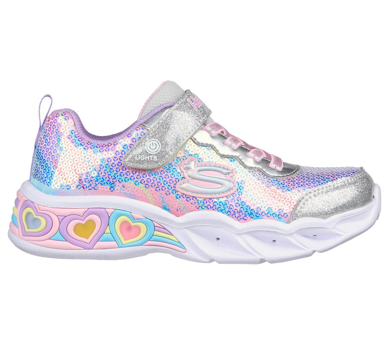 Skechers Girls Sweetheart Lights Trainer 302313L