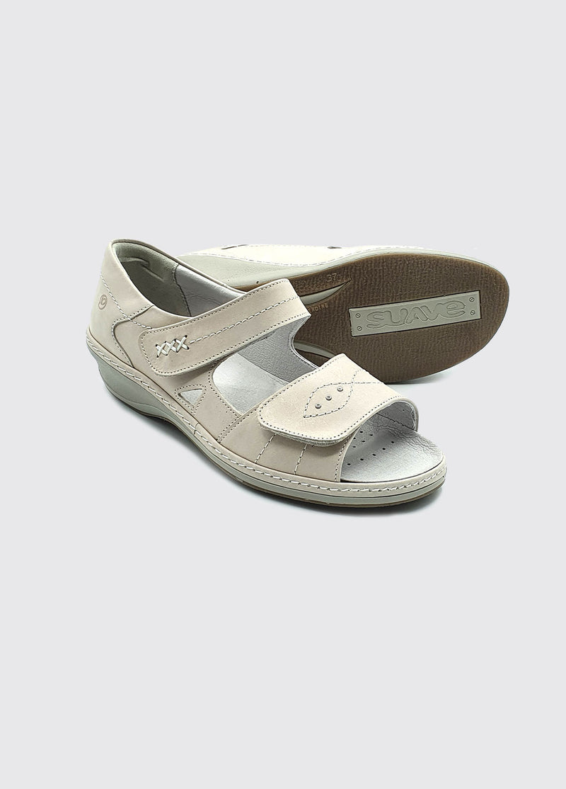 Suave Yolanda Heel In Velcro Sandal 6020-42