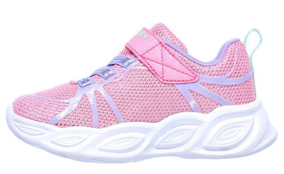 Skechers Girls Shimmer Beams Sporty Glow Trainer 302042N - Finn Footwear