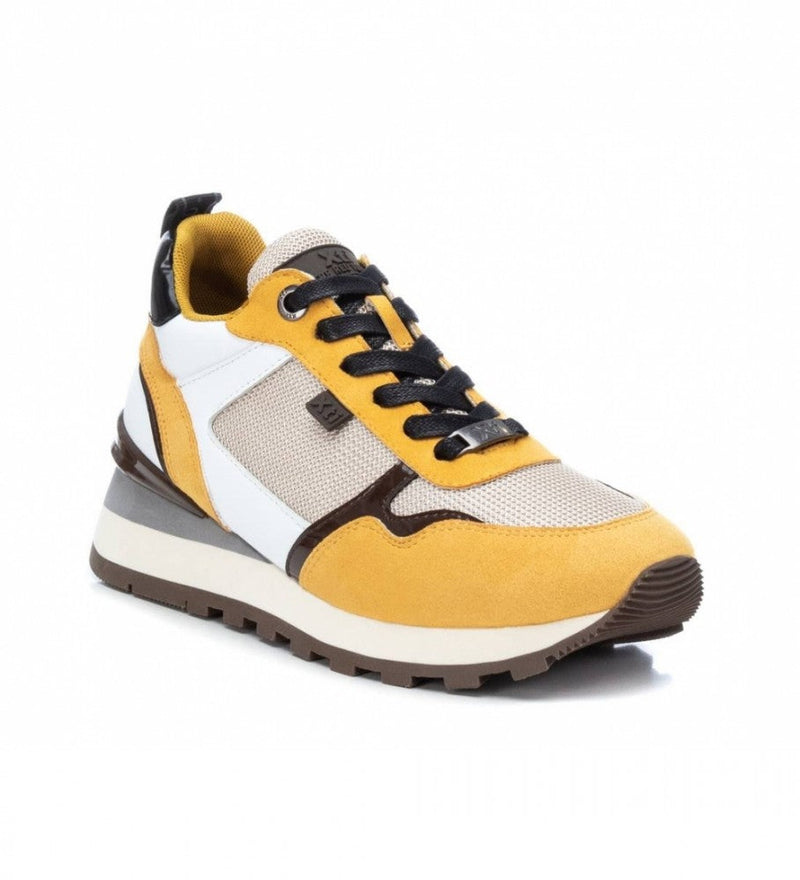 XTI Ladies Low Wedge Laced Shoe 140240