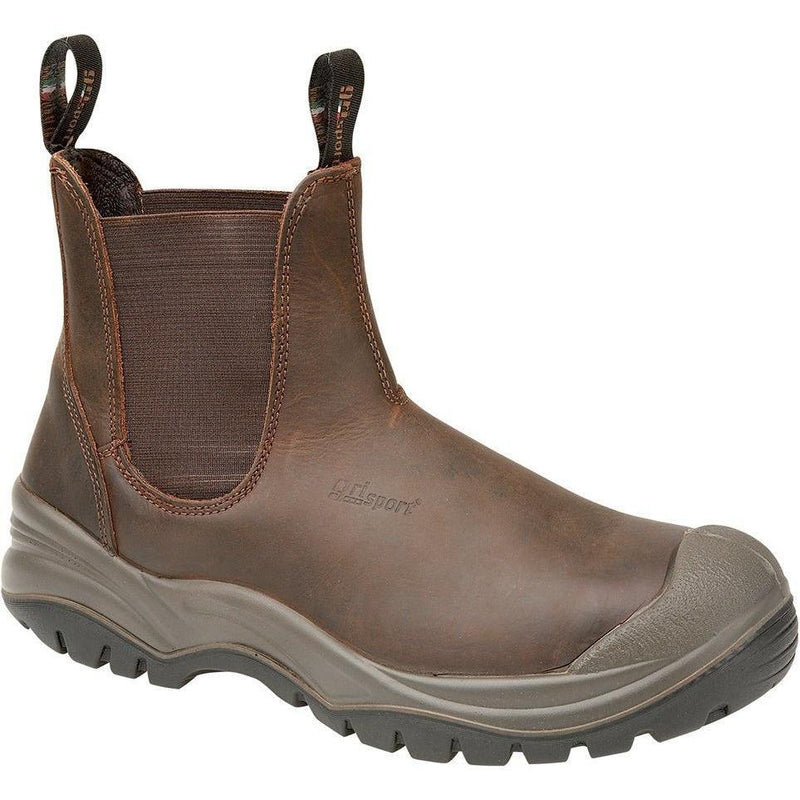Grisport Chukka Men’s Brown Pull On  Workboot - Finn Footwear