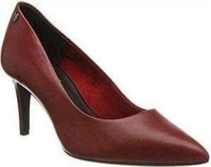 S.Oliver Ladies Red Hi Heel Court Shoe 22432 - Finn Footwear
