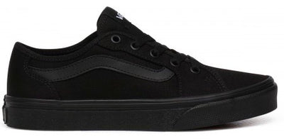 Vans Filmore Decon Girls Black Trainer - Finn Footwear