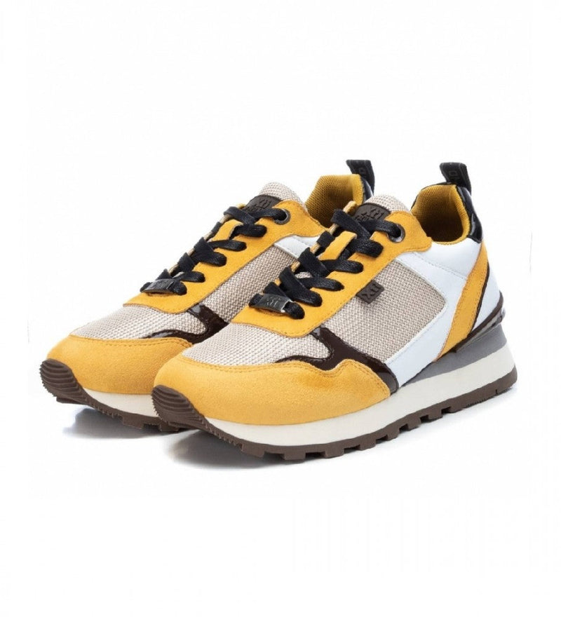 XTI Ladies Low Wedge Laced Shoe 140240