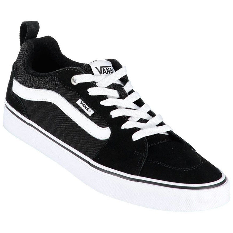 Vans Filmore Black White Kids Old Skool Trainer - Finn Footwear