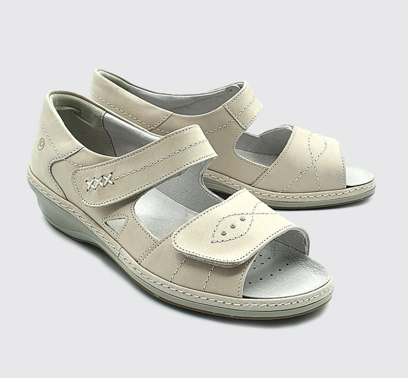Suave Yolanda Heel In Velcro Sandal 6020-42