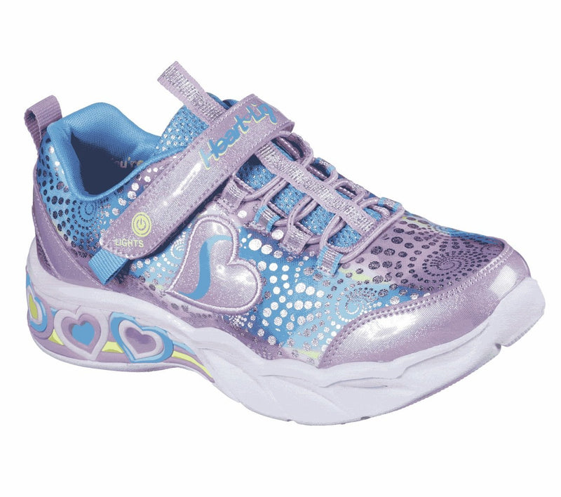 Skechers Girls Sweetheart Lights Trainer 302059L - Finn Footwear