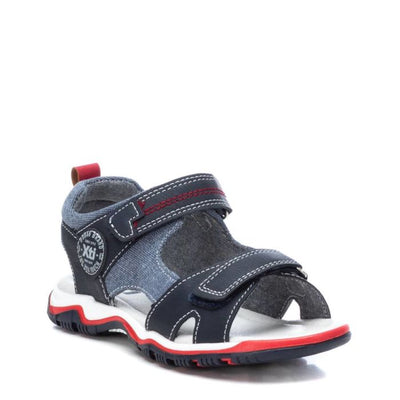 XTI Kids Boy's Double Velcro Sandal 58009