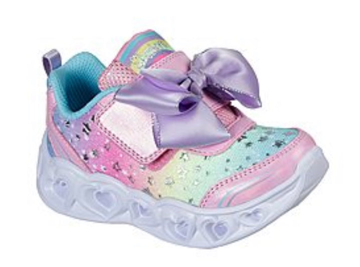 Skechers Girls Heart Lights Trainer 302655N