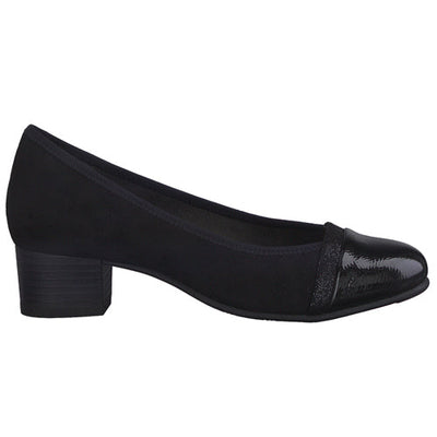 Jana Ladies Low Heel Court Shoe 22366 001