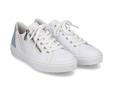 Rieker Ladies Flat Zip Athleisure Shoe L5915-80