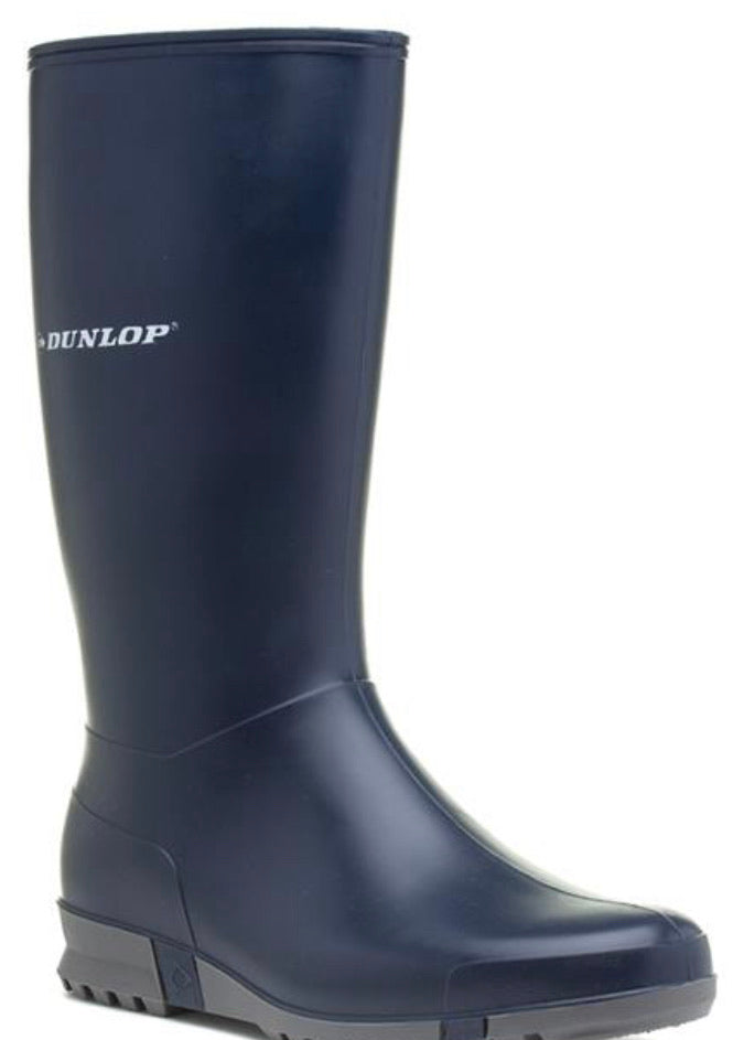 Dunlop Ladies Navy Wellington - Finn Footwear