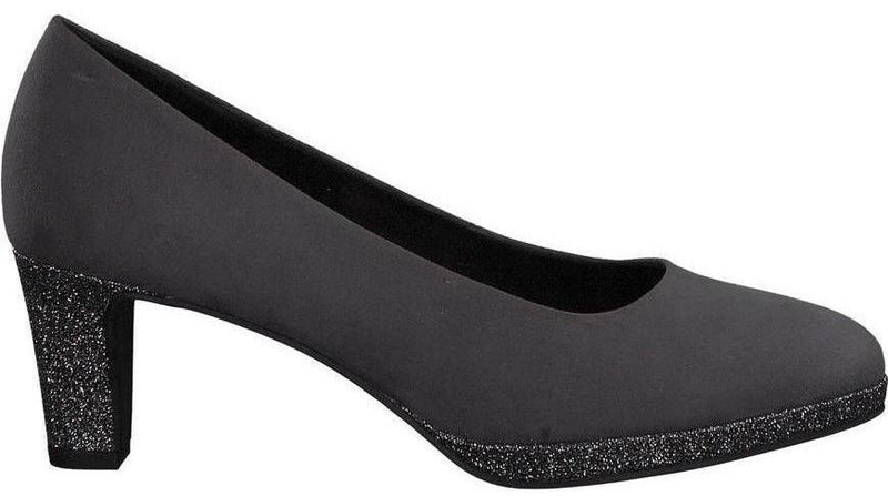 Marco Tozzi Ladies Grey Comb. Court Shoe 22409 - Finn Footwear
