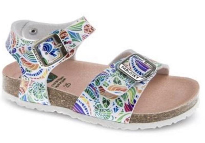 Pablosky Girls Buckle Strap Sandal 483300 - Finn Footwear