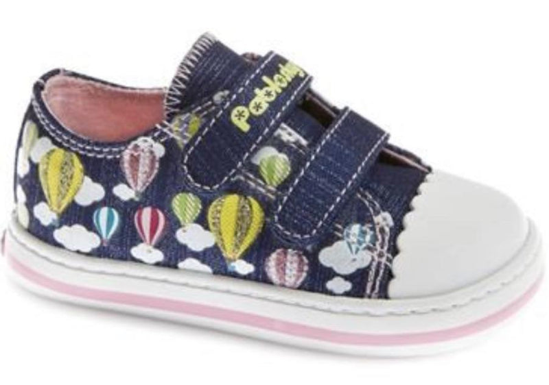 Pablosky Girls Velcro Canvas Shoe 961521 - Finn Footwear